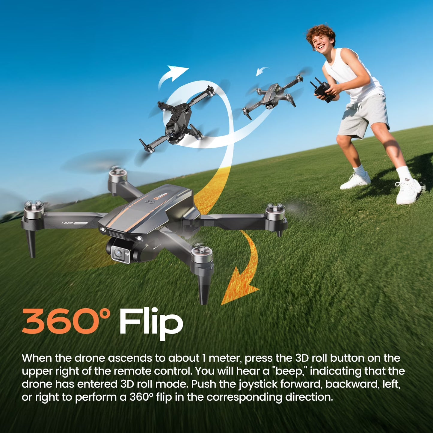 4K H31 Ultra-Compact Drone with Camera Drone with HD Live View & Long Battery Life
