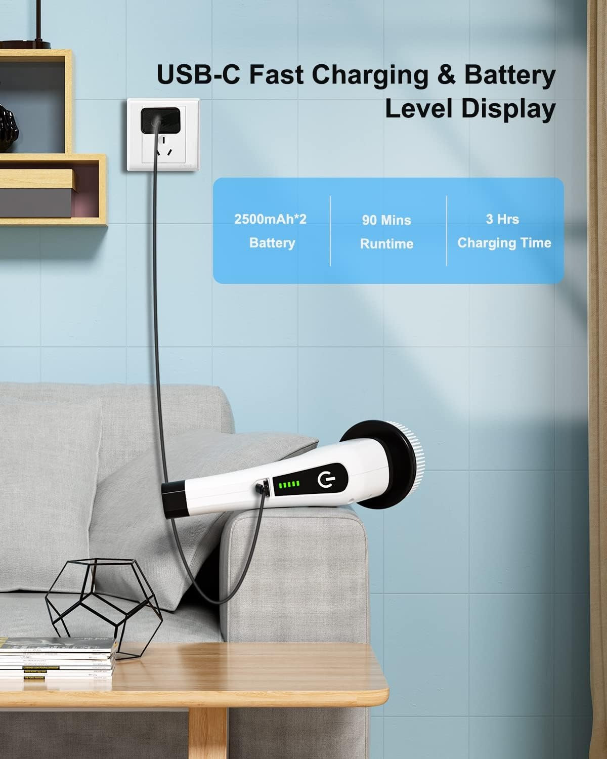 9-in-1 Electric Spin Scrubber | Cordless Cleaning Brush with Extendable Handle