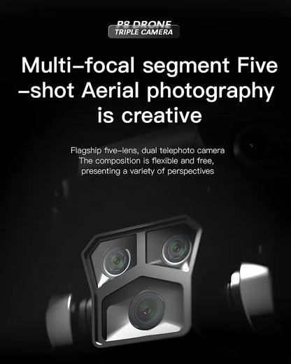 8K Ultra Clear Camera Drone – Foldable GPS Smart Drone with HD Live View & Long Battery Life