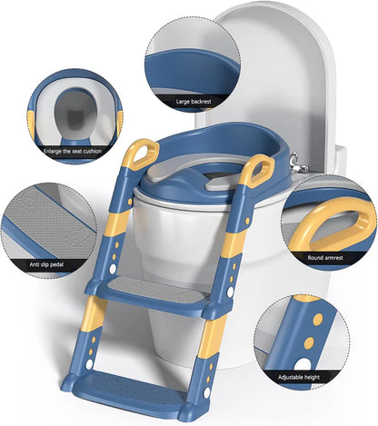 Kids Adjustable Toilet Training Ladder Seat
