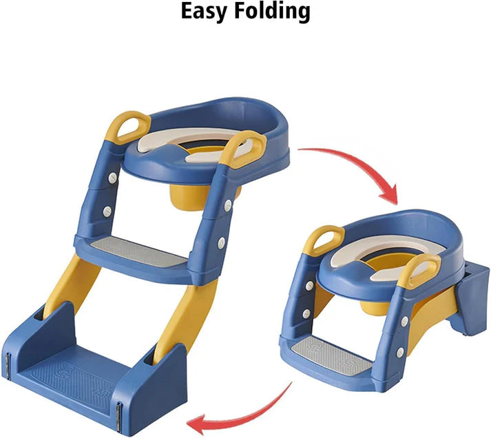 Kids Adjustable Toilet Training Ladder Seat