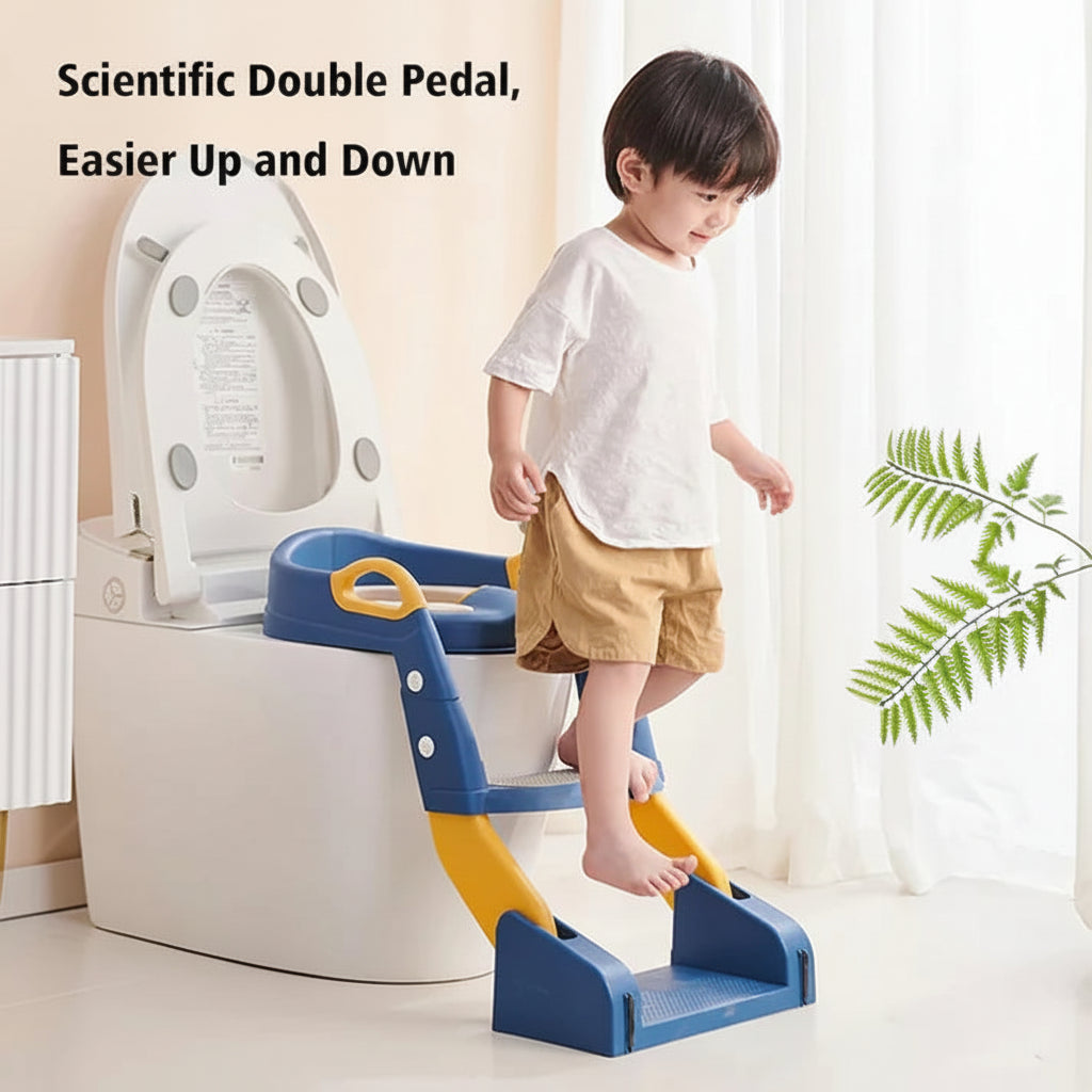 Kids Adjustable Toilet Training Ladder Seat