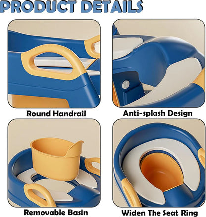 Kids Adjustable Toilet Training Ladder Seat