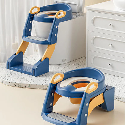 Kids Adjustable Toilet Training Ladder Seat