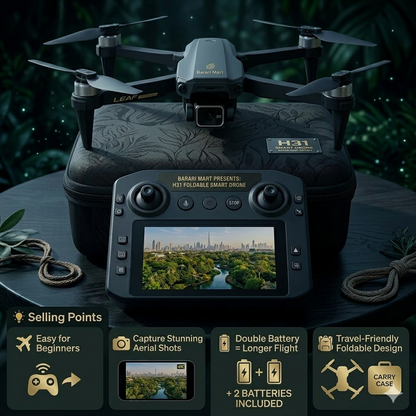 4K H31 Ultra-Compact Drone with Camera Drone with HD Live View & Long Battery Life