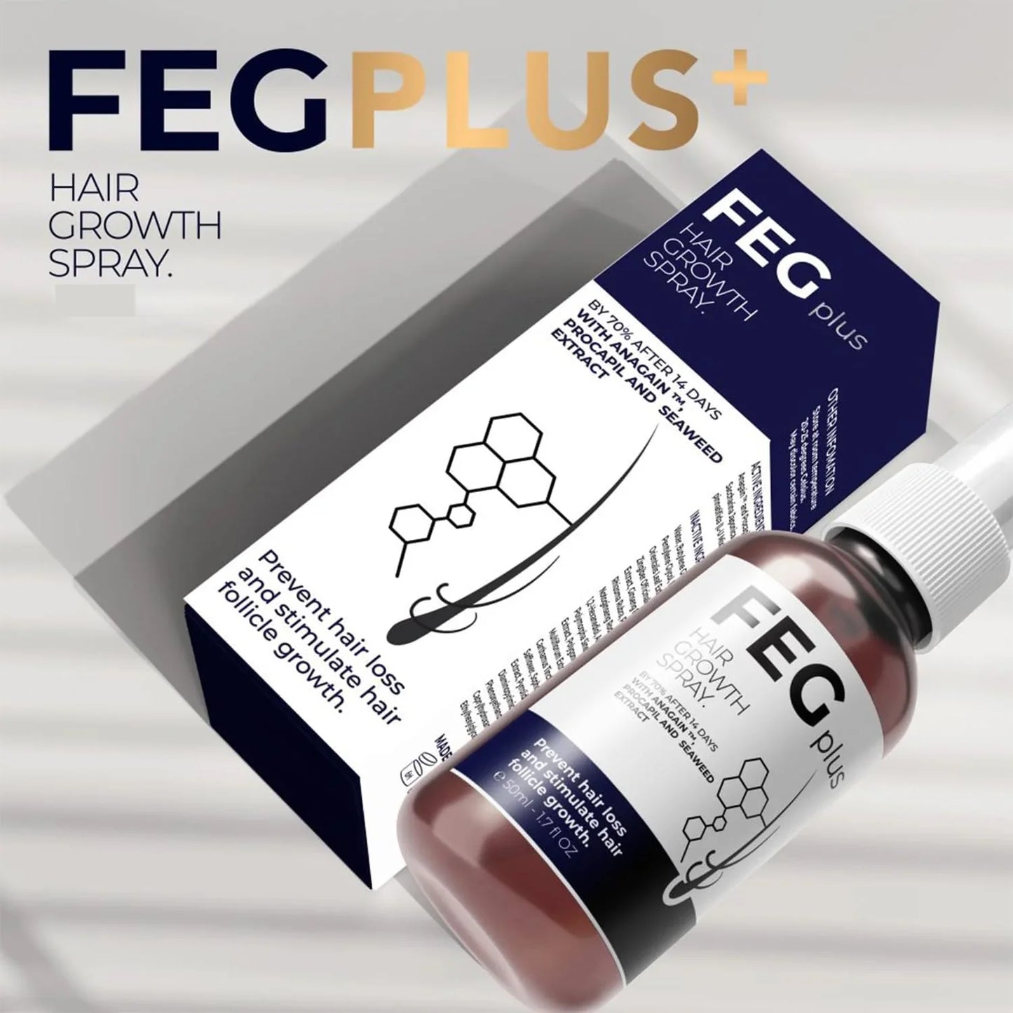 FEG Hair Growth Spray – Advanced Hair Regrowth Treatment for Thicker, Fuller & Stronger Hair