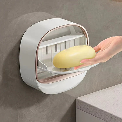 Wall Mounted Soap Holder Box  Hygienic Soap Case