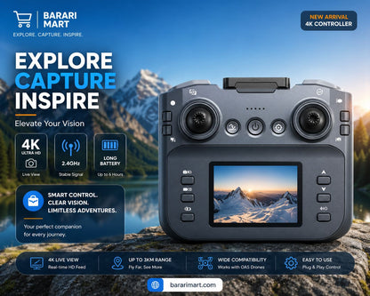 8K Ultra Clear Camera Drone – Foldable GPS Smart Drone with HD Live View & Long Battery Life