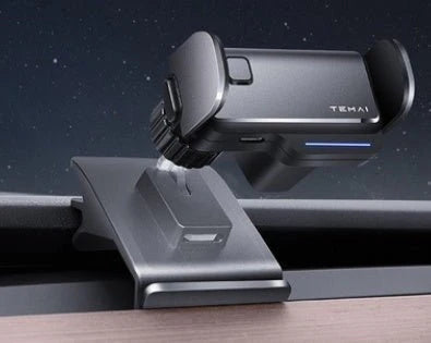 Electric Auto-Clamping Car Phone Holder – Smart Navigation Mount with Automatic Opening & Closing