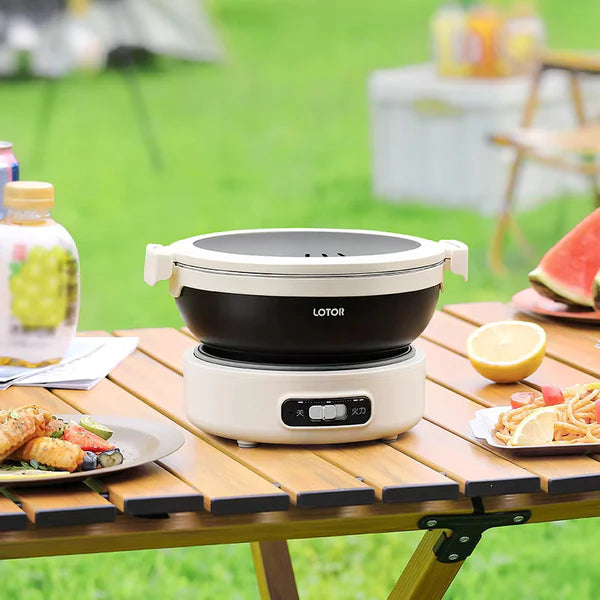 Portable Folded Electric Cooking Pot