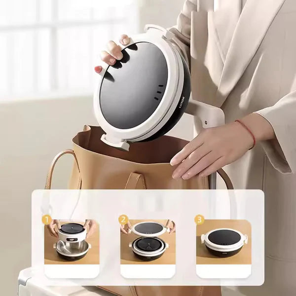 Portable Folded Electric Cooking Pot