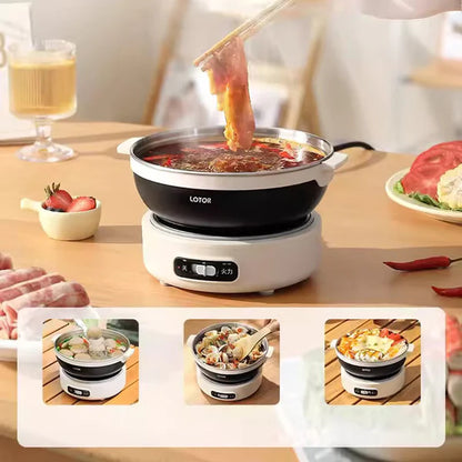 Portable Folded Electric Cooking Pot
