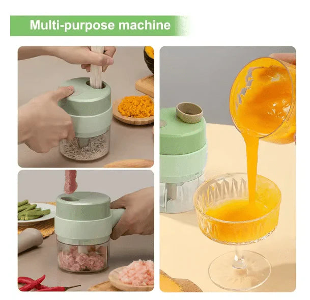 Mini Electric Food Chopper – Chop, Slice & Prep in Seconds