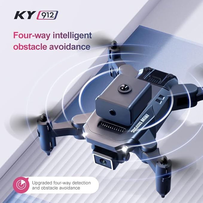 XKJ Mini Drone – Four-Way Obstacle Avoidance, Beginner Friendly & Indoor Smart Drone